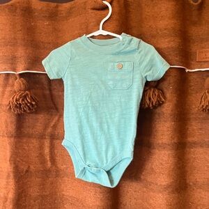 Garanimals Teal Short Sleeve Bodysuit